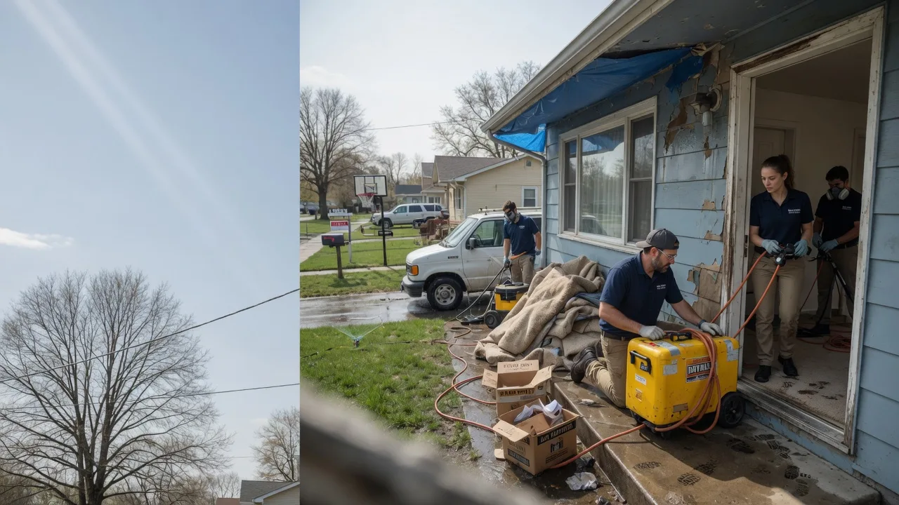 Basement Flood Cleanup in Fruitport, MI near me